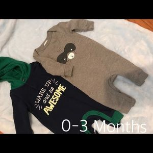One piece outfits 0-3 months